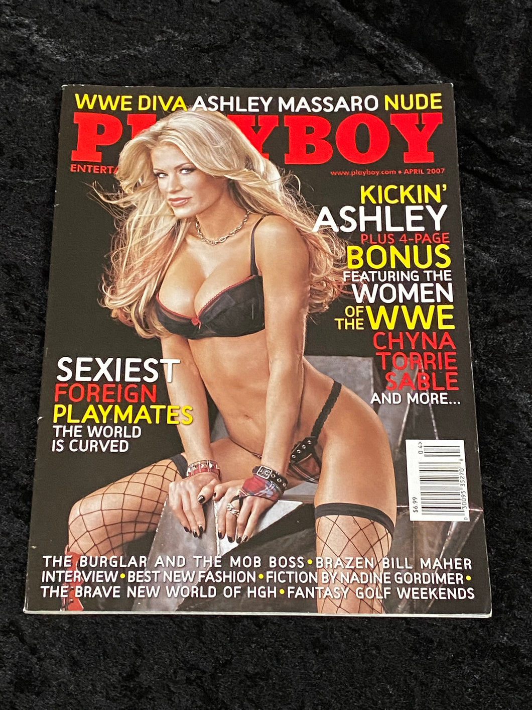 Playboy Magazine April 2007 WWE Diva Ashley Massaro